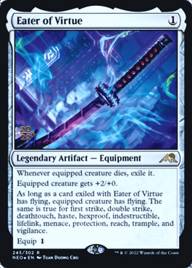 Eater of Virtue [Kamigawa: Neon Dynasty Prerelease Promos] | Nerdhalla Games