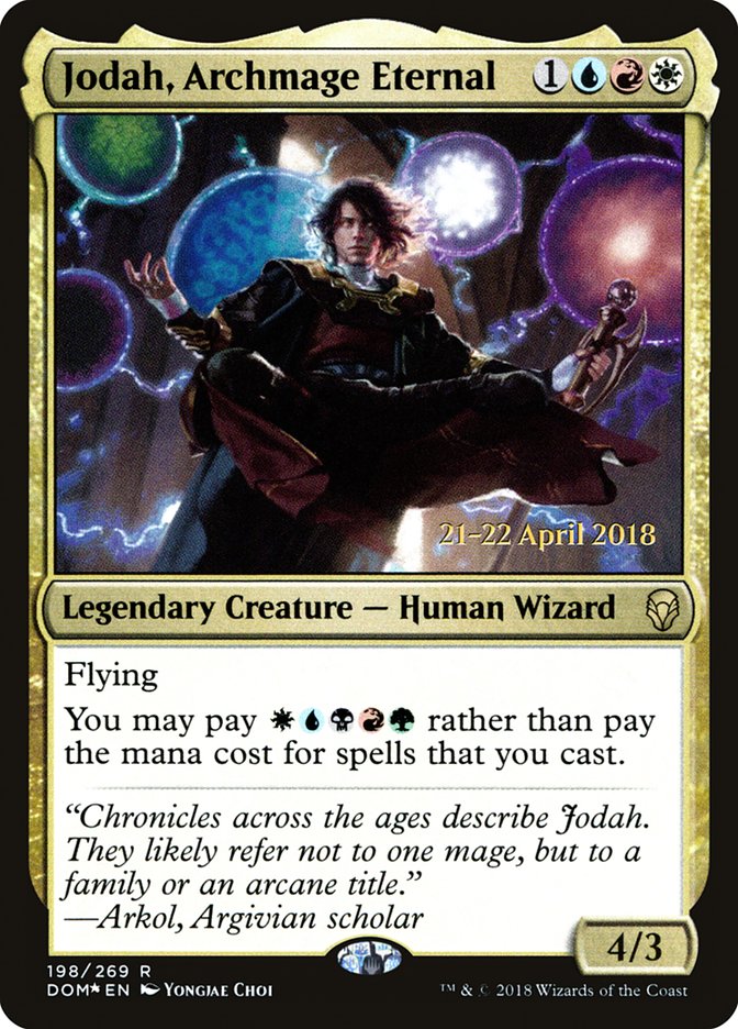 Jodah, Archmage Eternal  [Dominaria Prerelease Promos] | Nerdhalla Games