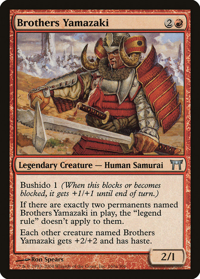 Brothers Yamazaki (160a/306) [Champions of Kamigawa] | Nerdhalla Games