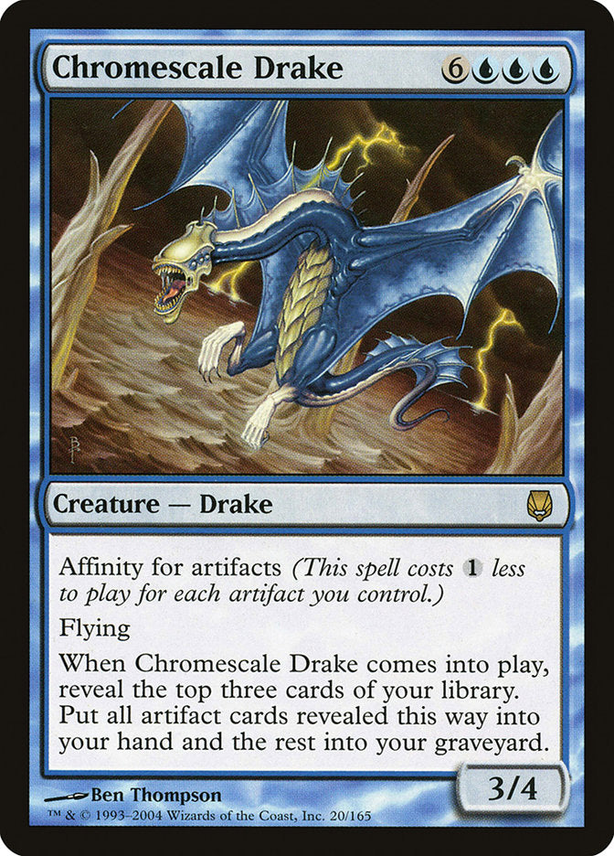 Chromescale Drake [Darksteel] | Nerdhalla Games