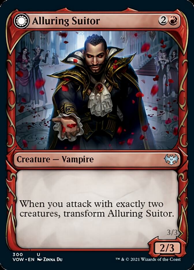 Alluring Suitor // Deadly Dancer (Showcase Fang Frame) [Innistrad: Crimson Vow] | Nerdhalla Games