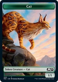 Cat (020) // Dog Double-sided Token [Core Set 2021 Tokens] | Nerdhalla Games