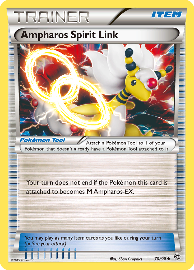 Ampharos Spirit Link (70/98) [XY: Ancient Origins] | Nerdhalla Games