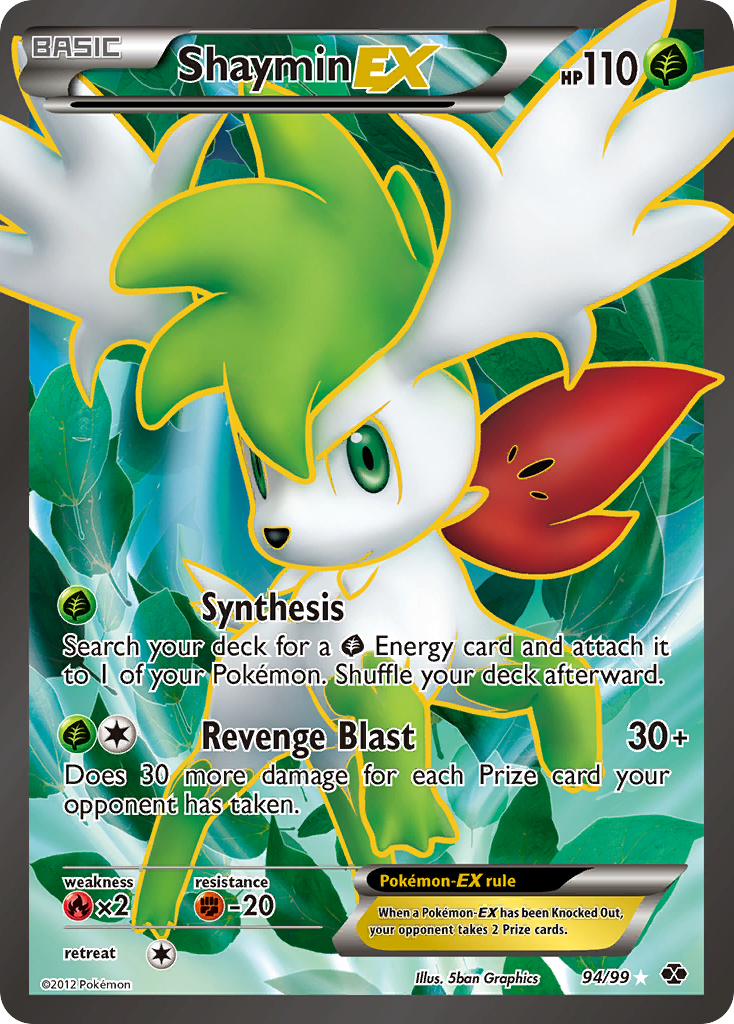 Shaymin EX (94/99) [Black & White: Next Destinies] | Nerdhalla Games