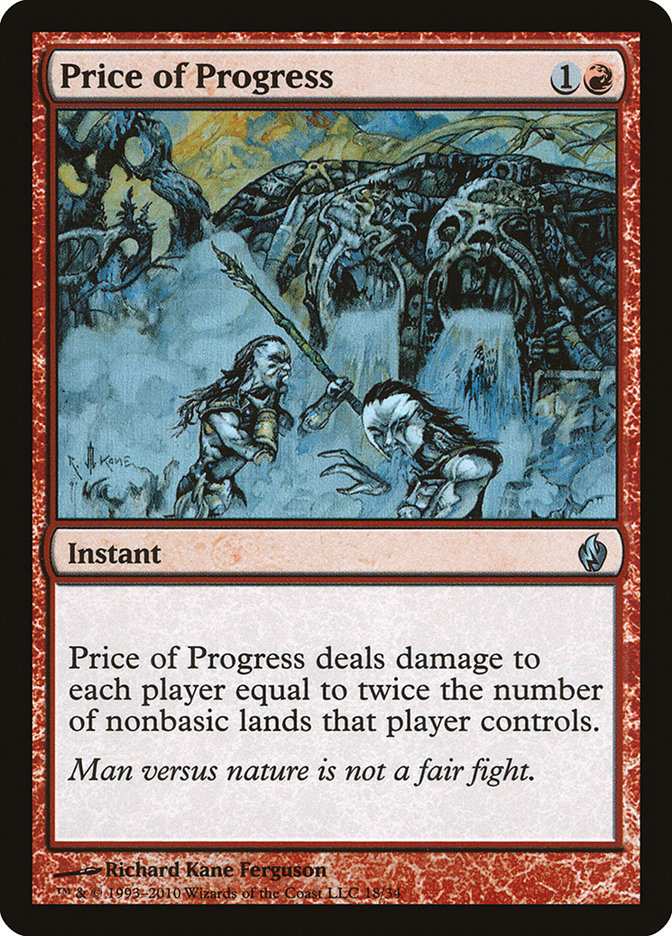 Price of Progress [Premium Deck Series: Fire and Lightning] | Nerdhalla Games