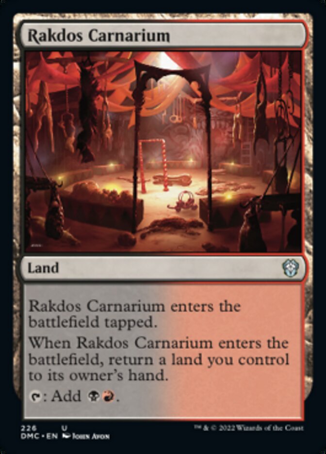 Rakdos Carnarium [Dominaria United Commander] | Nerdhalla Games