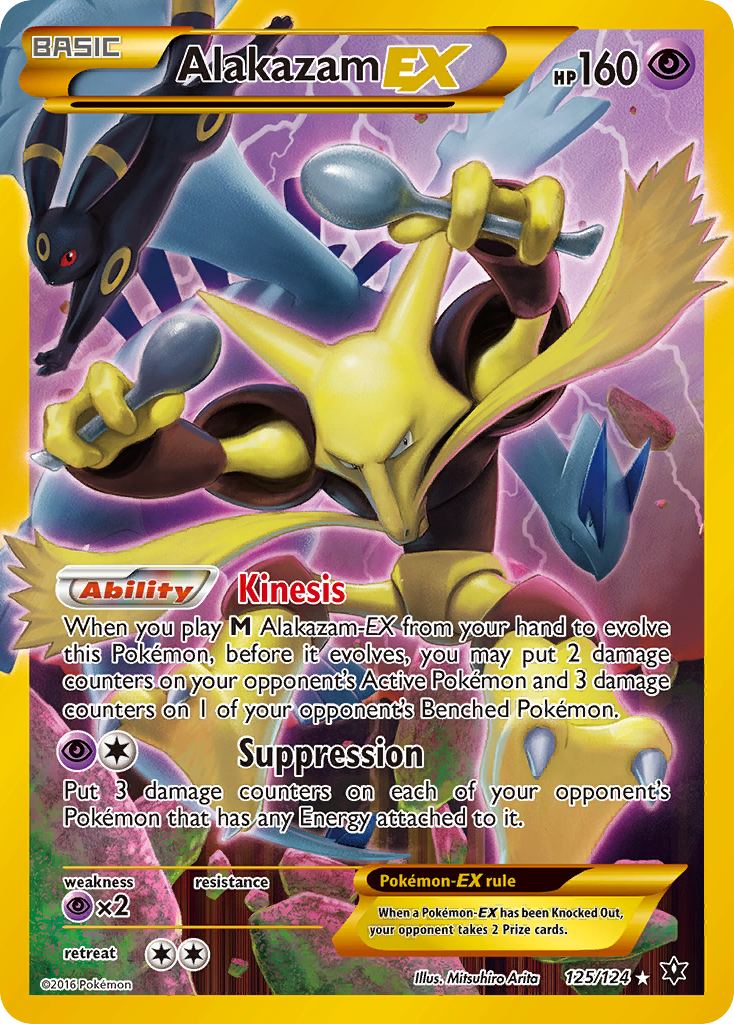 Alakazam EX (125/124) [XY: Fates Collide] | Nerdhalla Games