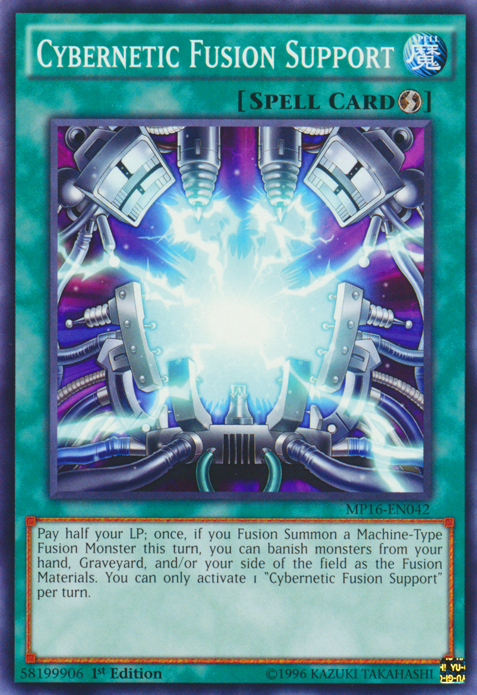 Cybernetic Fusion Support [MP16-EN042] Common | Nerdhalla Games