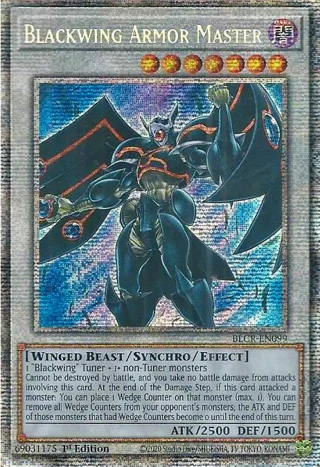 Blackwing Armor Master [BLCR-EN099] Starlight Rare | Nerdhalla Games