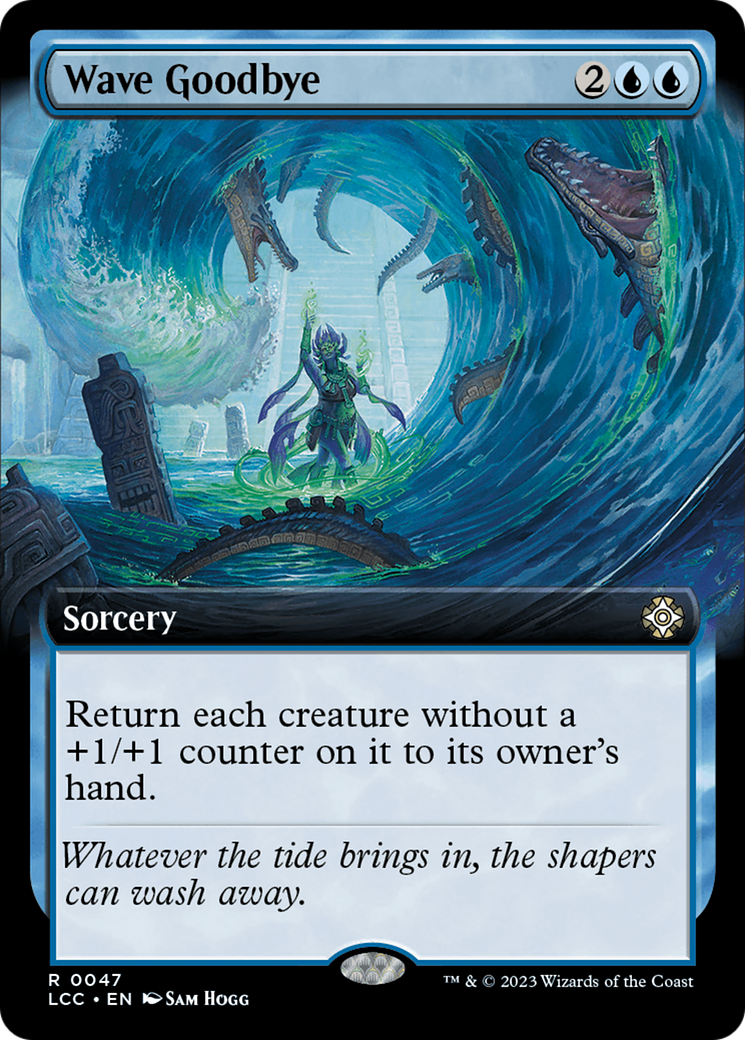 Wave Goodbye (Extended Art) [The Lost Caverns of Ixalan Commander] | Nerdhalla Games