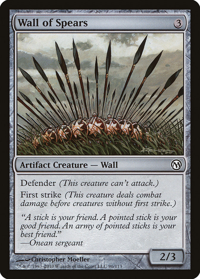 Wall of Spears [Duels of the Planeswalkers] | Nerdhalla Games