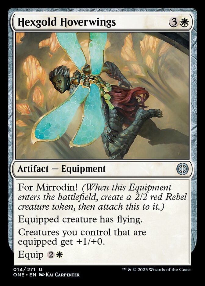 Hexgold Hoverwings [Phyrexia: All Will Be One] | Nerdhalla Games