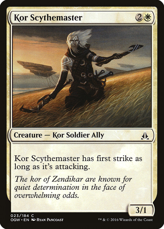 Kor Scythemaster [Oath of the Gatewatch] | Nerdhalla Games