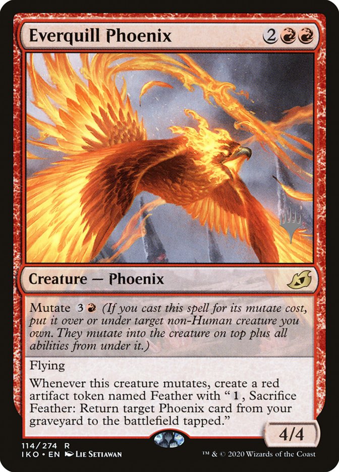 Everquill Phoenix (Promo Pack) [Ikoria: Lair of Behemoths Promos] | Nerdhalla Games