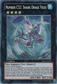 Number C32: Shark Drake Veiss (UTR) [ABYR-EN039] Ultimate Rare | Nerdhalla Games