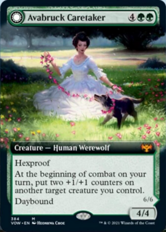 Avabruck Caretaker // Hollowhenge Huntmaster (Extended) [Innistrad: Crimson Vow] | Nerdhalla Games