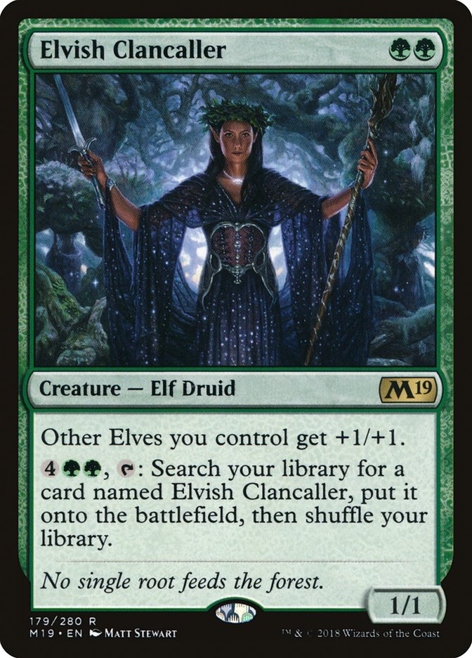 Elvish Clancaller [Core Set 2019] | Nerdhalla Games