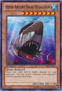 Hyper-Ancient Shark Megalodon [CBLZ-EN012] Rare | Nerdhalla Games