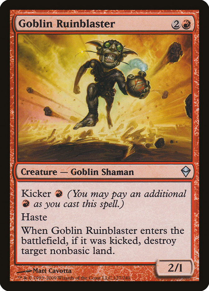 Goblin Ruinblaster [Zendikar] | Nerdhalla Games