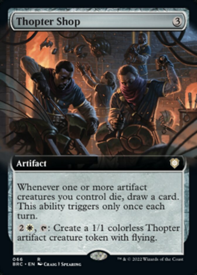 Thopter Shop (Extended Art) [The Brothers' War Commander] | Nerdhalla Games