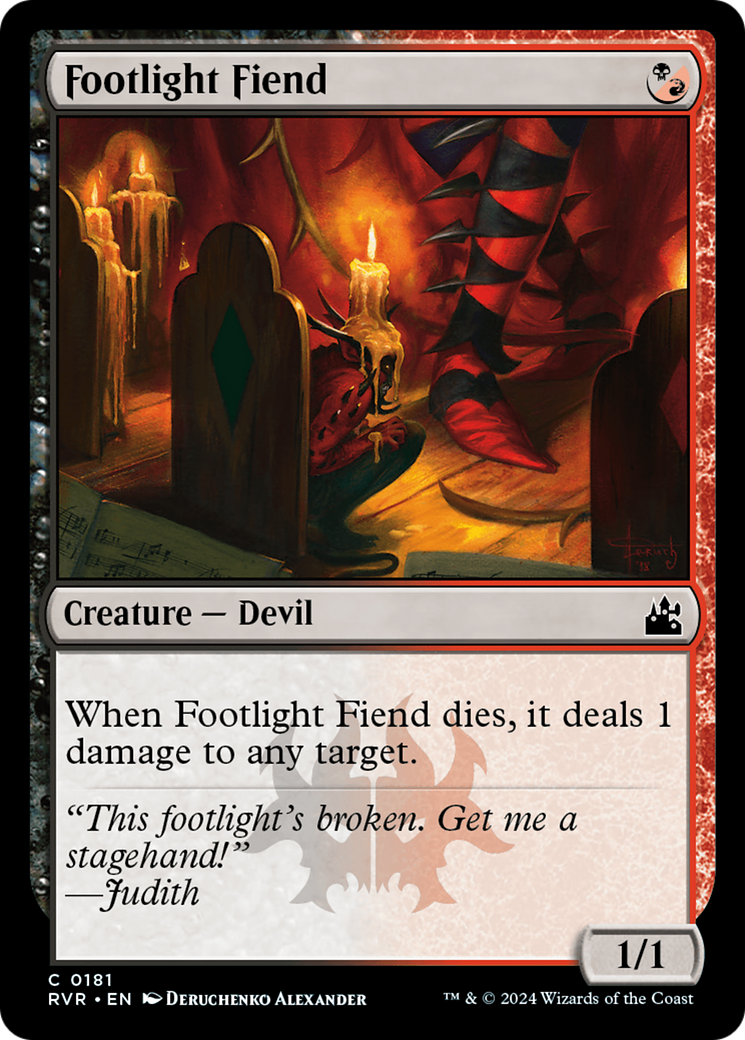 Footlight Fiend [Ravnica Remastered] | Nerdhalla Games