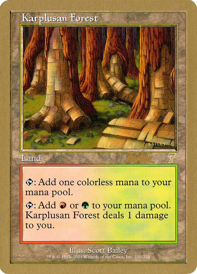 Karplusan Forest (Brian Kibler) [World Championship Decks 2002] | Nerdhalla Games