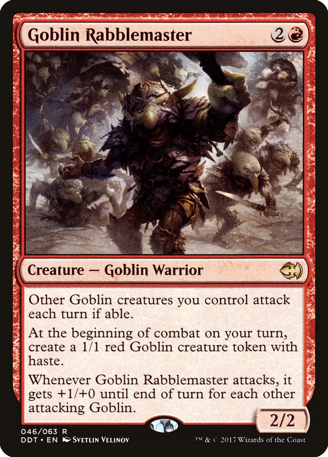 Goblin Rabblemaster [Duel Decks: Merfolk vs. Goblins] | Nerdhalla Games