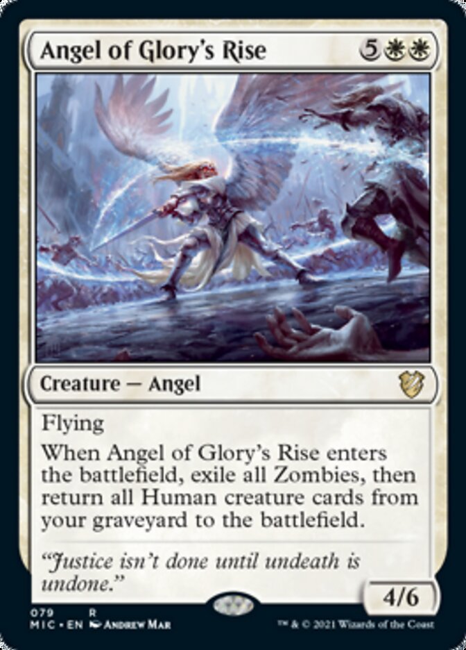 Angel of Glory's Rise [Innistrad: Midnight Hunt Commander] | Nerdhalla Games