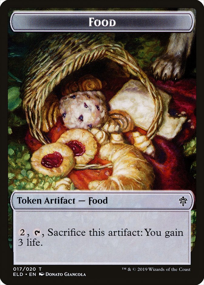 Food (017/020) [Throne of Eldraine Tokens] | Nerdhalla Games