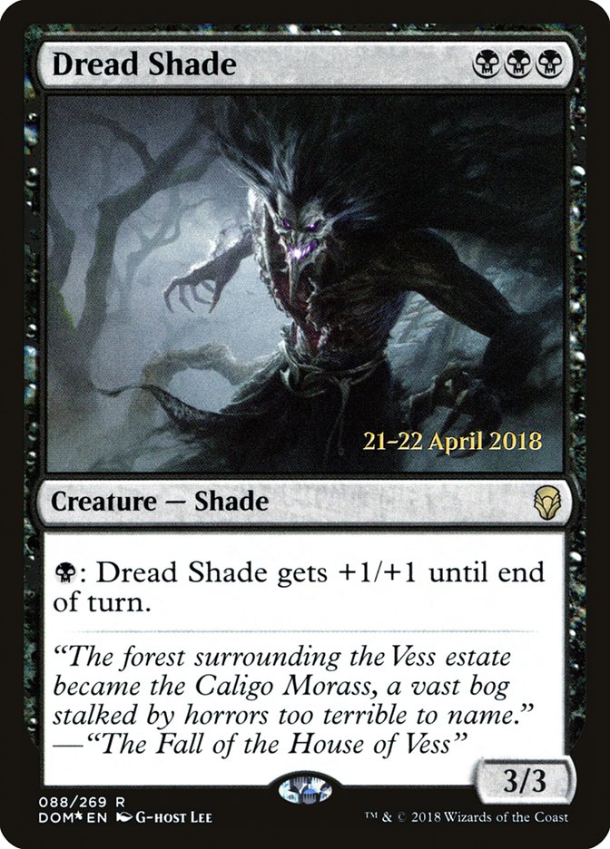 Dread Shade  [Dominaria Prerelease Promos] | Nerdhalla Games