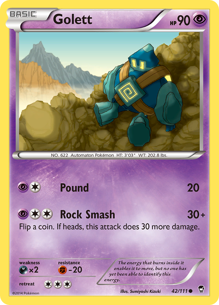 Golett (42/111) [XY: Furious Fists] | Nerdhalla Games