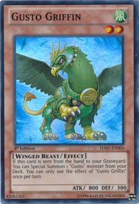 Gusto Griffin [HA07-EN004] Super Rare | Nerdhalla Games