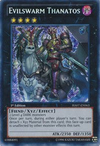 Evilswarm Thanatos [HA07-EN063] Secret Rare | Nerdhalla Games