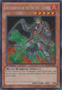 Brotherhood of the Fire Fist - Coyote [LTGY-EN082] Secret Rare | Nerdhalla Games