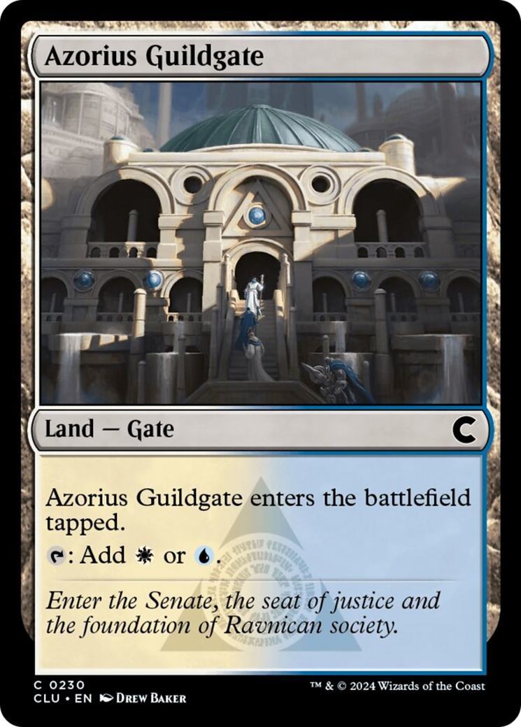 Azorius Guildgate [Ravnica: Clue Edition] | Nerdhalla Games