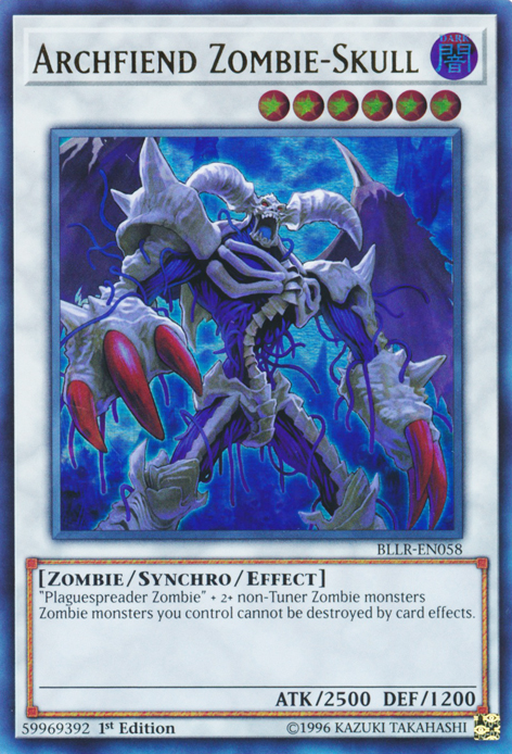 Archfiend Zombie-Skull [BLLR-EN058] Ultra Rare | Nerdhalla Games