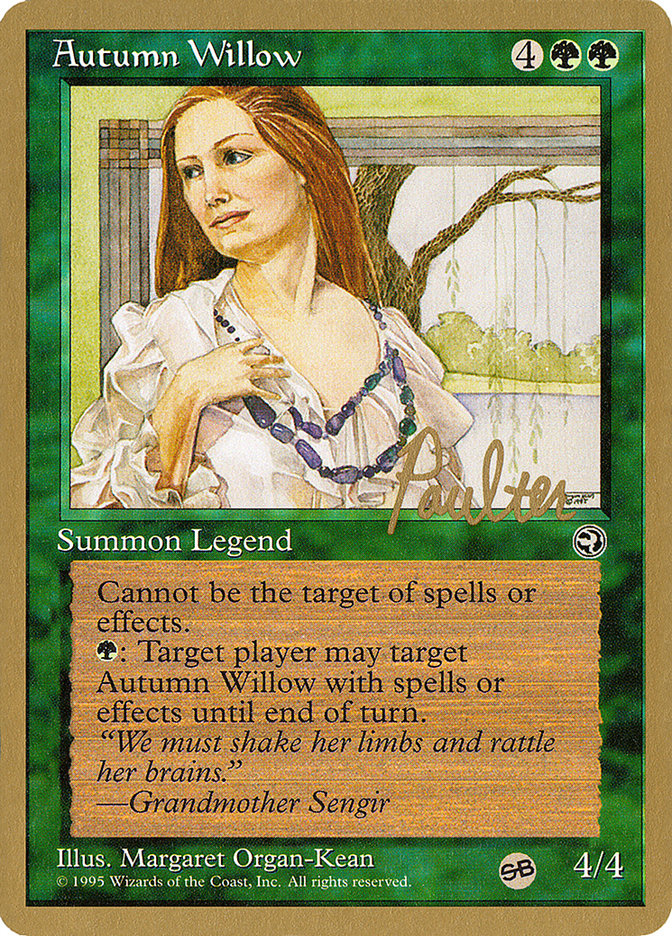 Autumn Willow (Preston Poulter) (SB) [Pro Tour Collector Set] | Nerdhalla Games