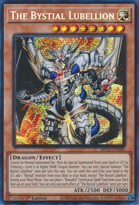 The Bystial Lubellion [MP23-EN160] Prismatic Secret Rare | Nerdhalla Games