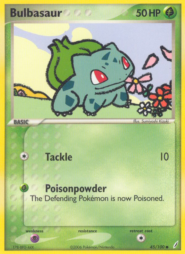 Bulbasaur (45/100) [EX: Crystal Guardians] | Nerdhalla Games