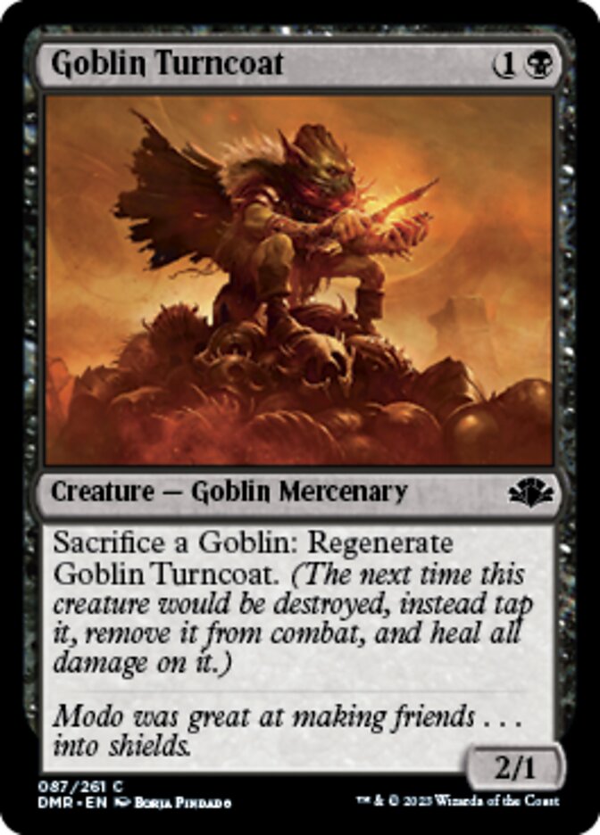 Goblin Turncoat [Dominaria Remastered] | Nerdhalla Games