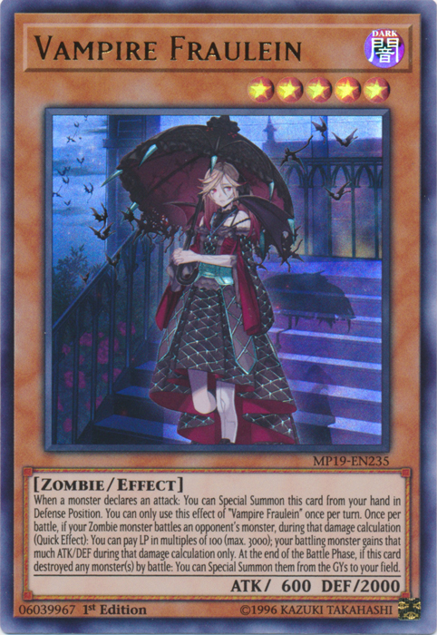 Vampire Fraulein [MP19-EN235] Ultra Rare | Nerdhalla Games