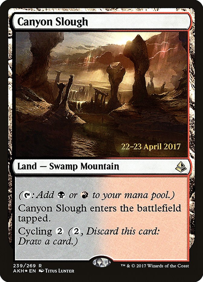 Canyon Slough  [Amonkhet Prerelease Promos] | Nerdhalla Games