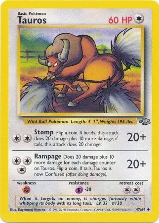 Tauros (47/64) [Jungle Unlimited] | Nerdhalla Games