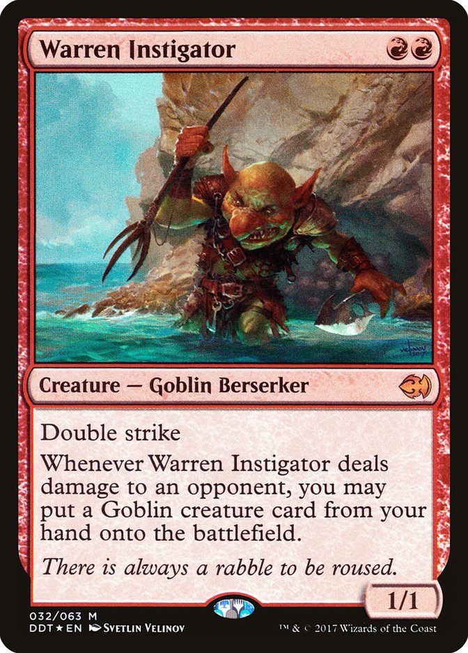 Warren Instigator [Duel Decks: Merfolk vs. Goblins] | Nerdhalla Games