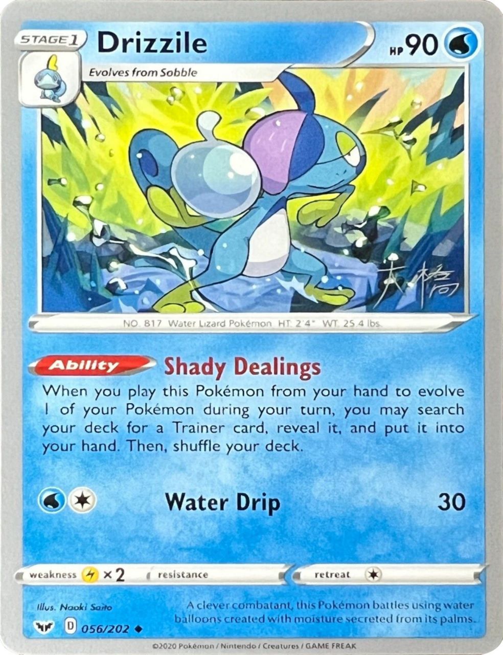 Drizzile (056/202) (Ice Rider Palkia - Rikuto Ohashi) [World Championships 2022] | Nerdhalla Games