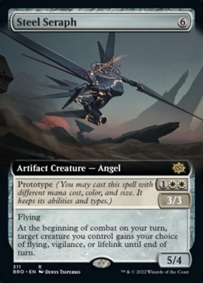 Steel Seraph (Extended Art) [The Brothers' War] | Nerdhalla Games