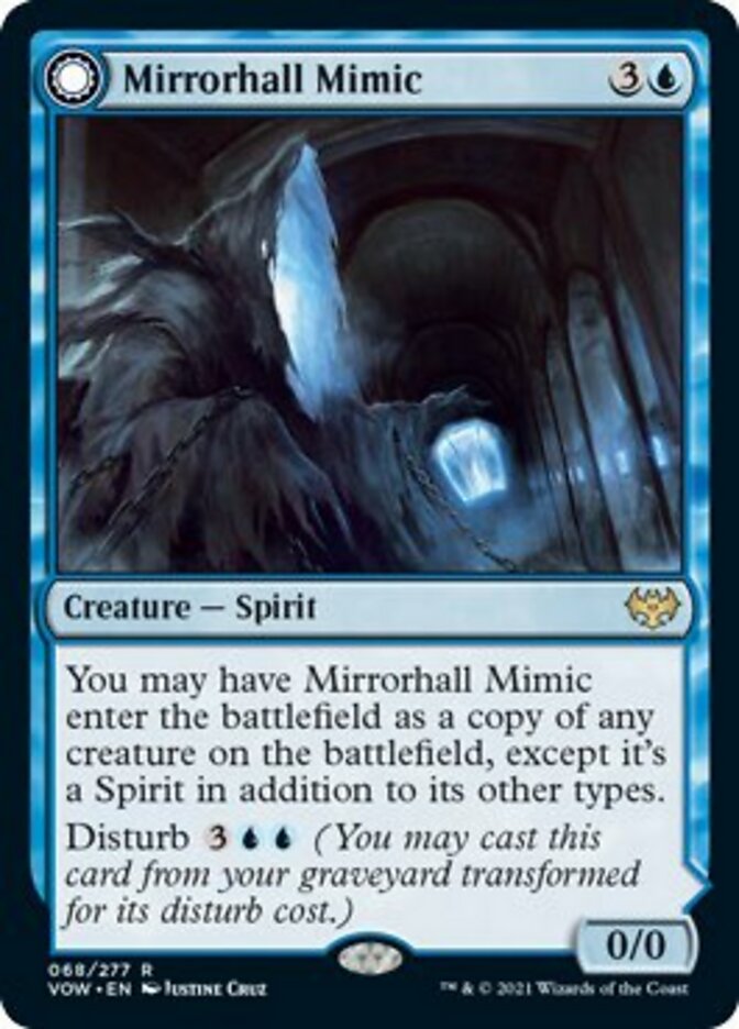 Mirrorhall Mimic // Ghastly Mimicry [Innistrad: Crimson Vow] | Nerdhalla Games