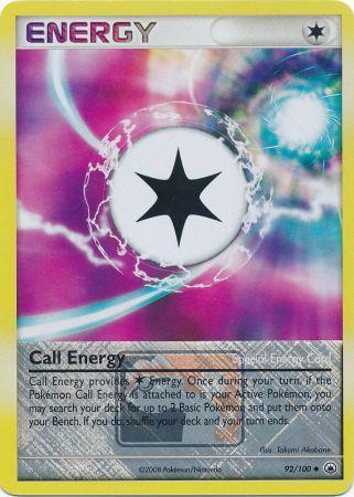 Call Energy (92/100) (League Promo) [Diamond & Pearl: Majestic Dawn] | Nerdhalla Games