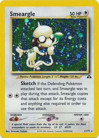 Smeargle (11/75) [Neo Discovery Unlimited] | Nerdhalla Games