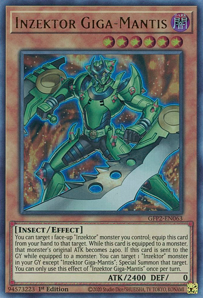 Inzektor Giga-Mantis [GFP2-EN063] Ultra Rare | Nerdhalla Games